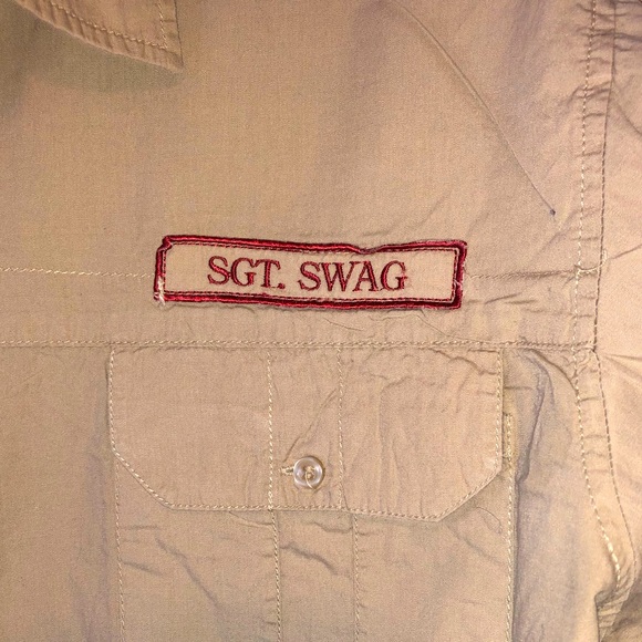 Tan Button Up Shirt - Picture 2 of 5